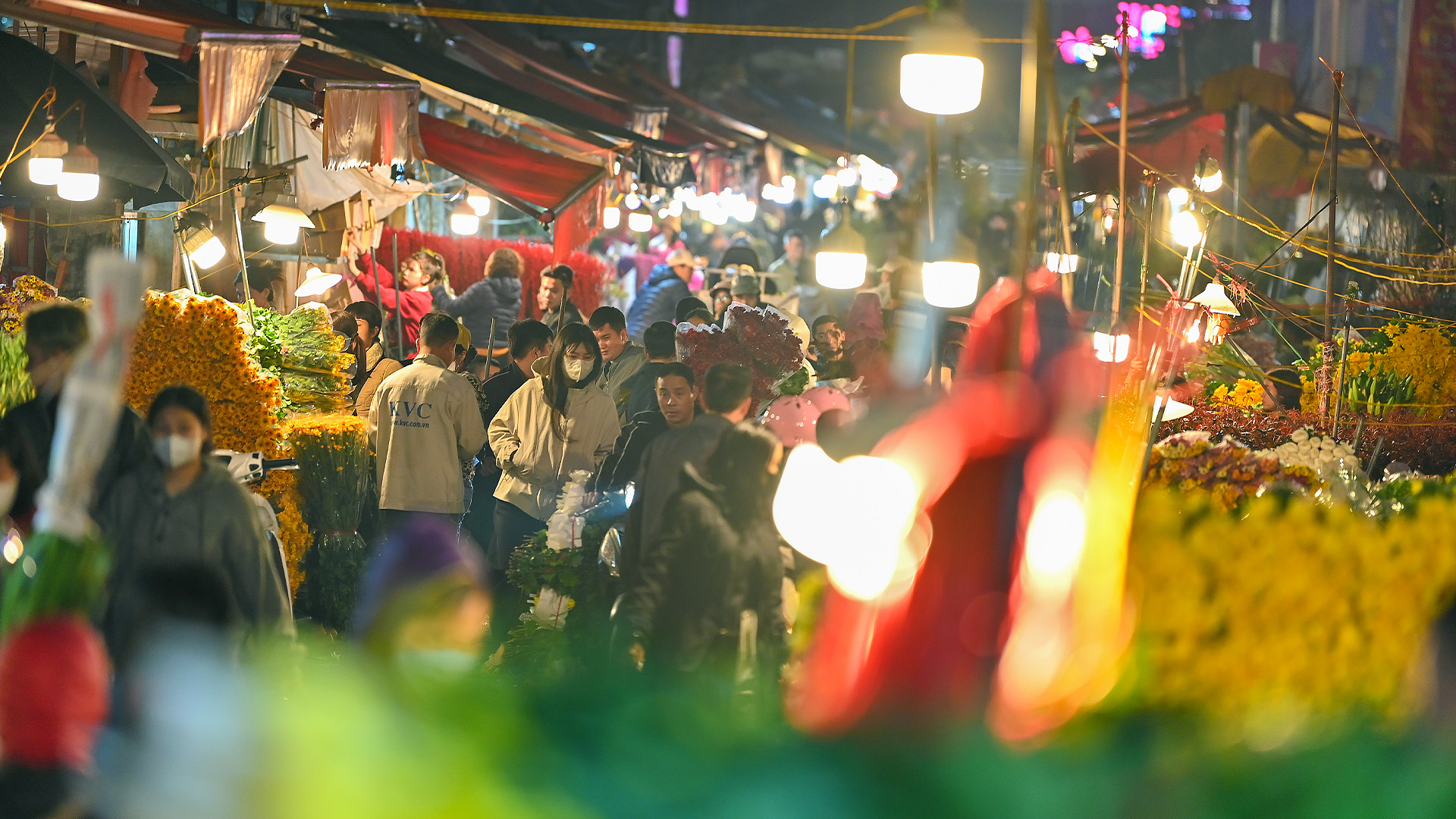 CHỢ HOA QUẢNG AN - クアンアン花市場